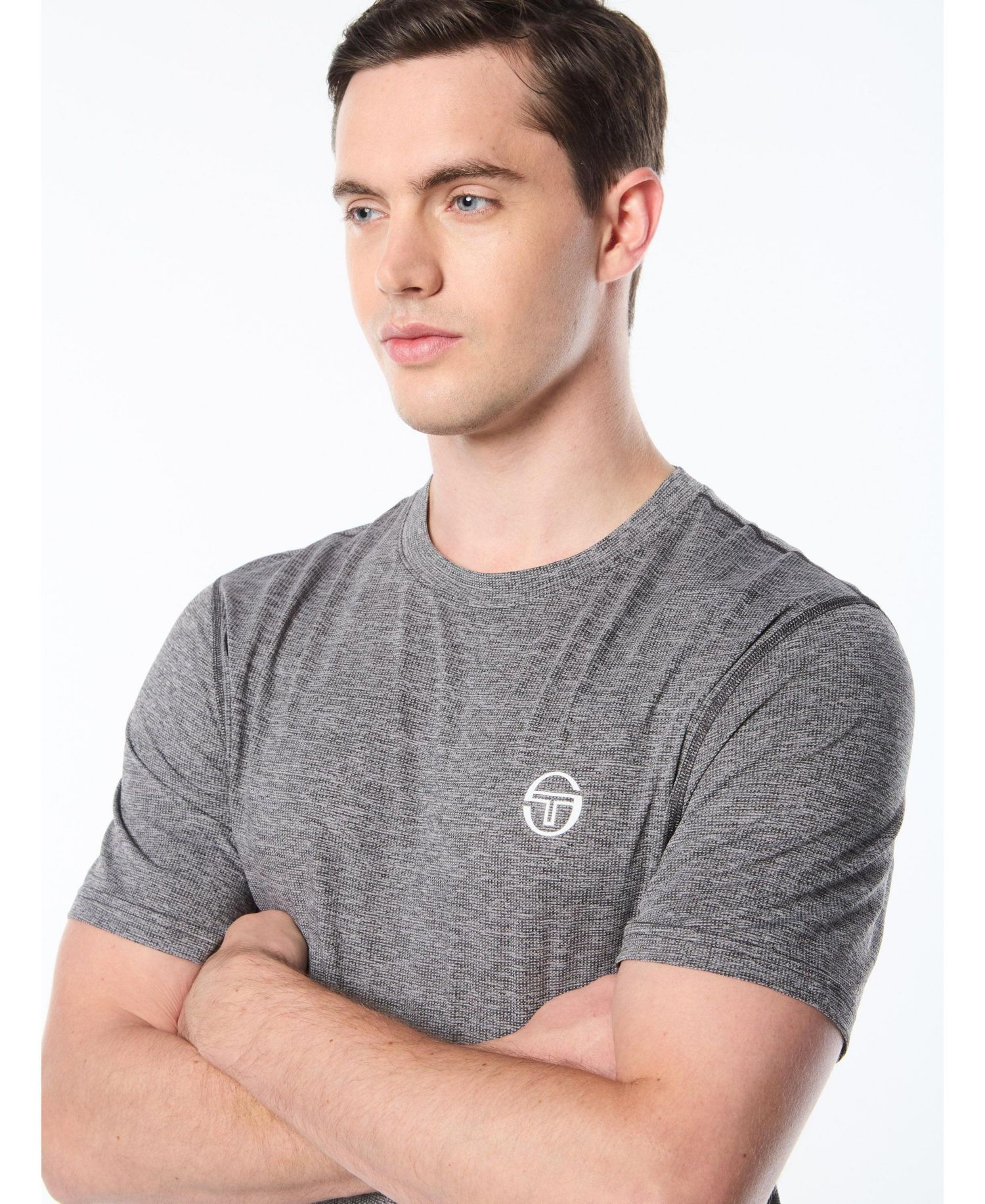 Men's Affondo Crew Neck Regular-Fit T-Shirt with Back Media Pocket