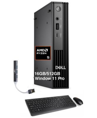 Pro Micro Mini Desktop with Ryzen 5 8500GE, 16GB, 512GB SSD, Windows 11 Pro, WiFi 6