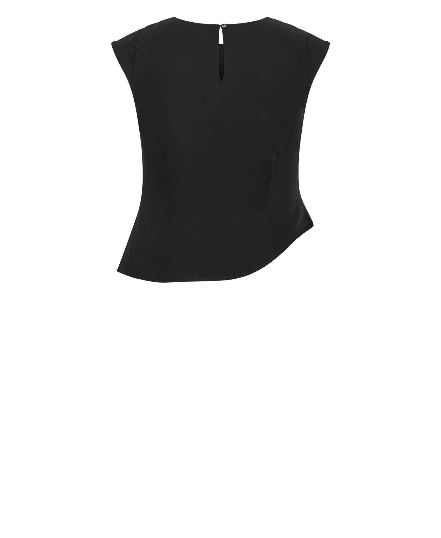 Plus Size Jett Sleeveless Pleat-Detail Blouse