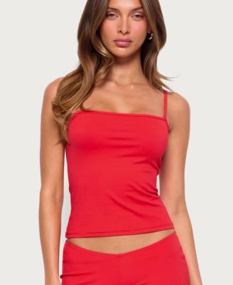 Women's Anika Cropped Square Neck Tank Top