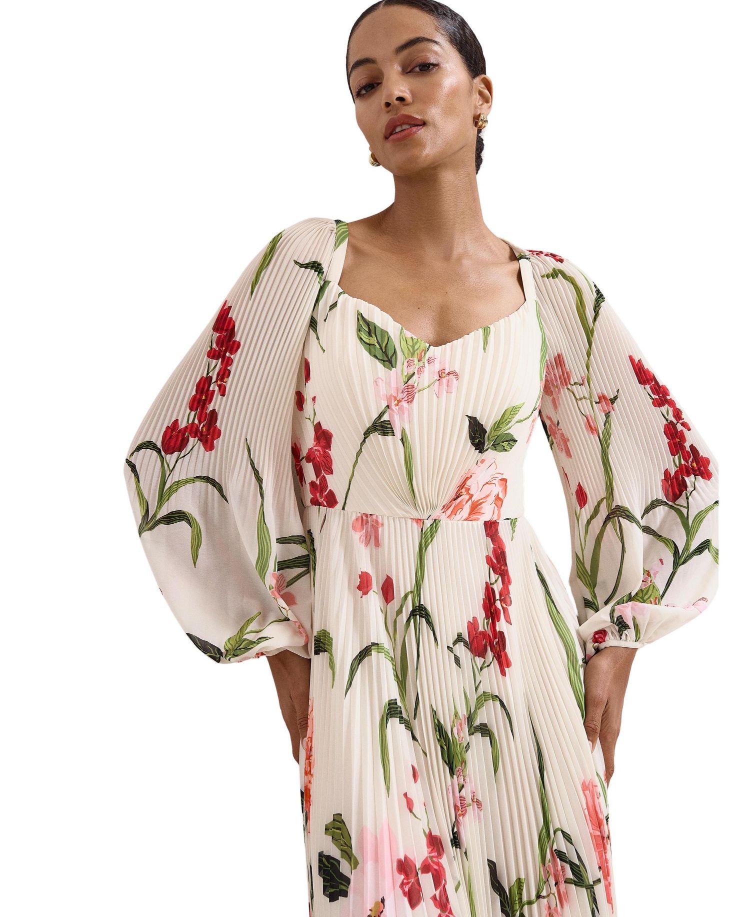 Women's Reanna Floral-Print Wedding Guest Maxi Dress