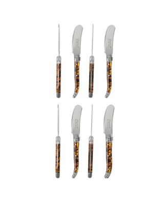 Laguiole 8-Piece Tortoise Shell Spreader Set