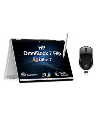 OmniBook 7 Flip 2-in-1 Laptop 16.0 WUXGA Display (Ultra 7-258V, 32GB, SSD, Win 11 w/HP Wireless Mouse