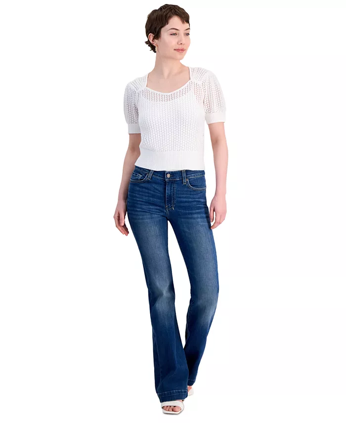Women's Dojo Mid-Rise Flare Slim Illusion Jeans - thumbnail 5