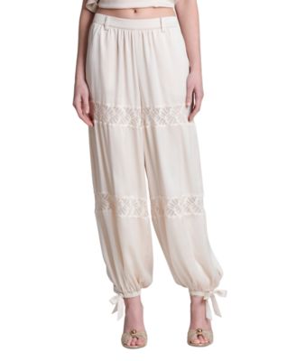 Women's Lace Combo Balloon Pants