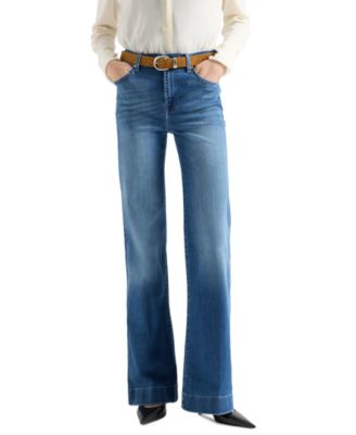 Women's Modern Dojo High-Rise Wide-Leg Flare Jeans