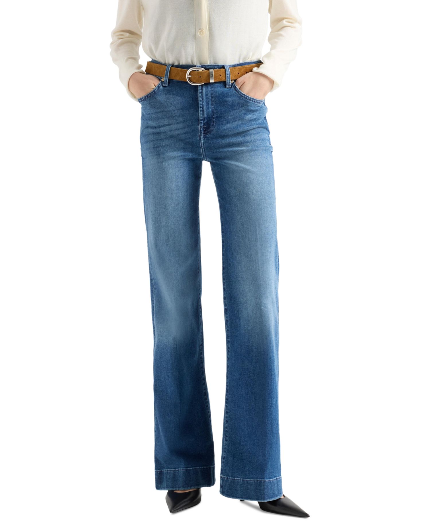 Women's Modern Dojo High-Rise Wide-Leg Flare Jeans