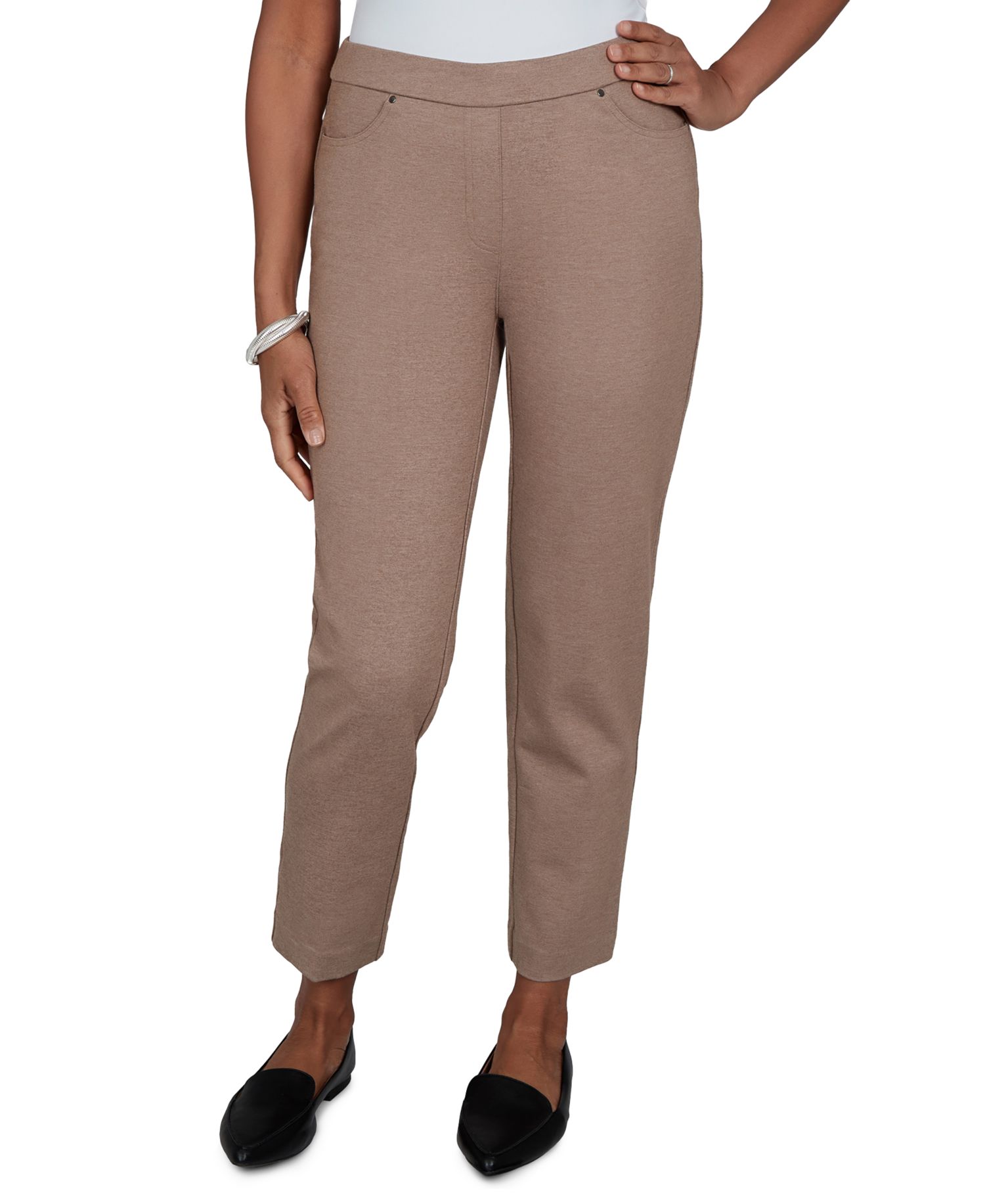 Women's Pull-On Mid-Rise Cropped & Ankle Pants