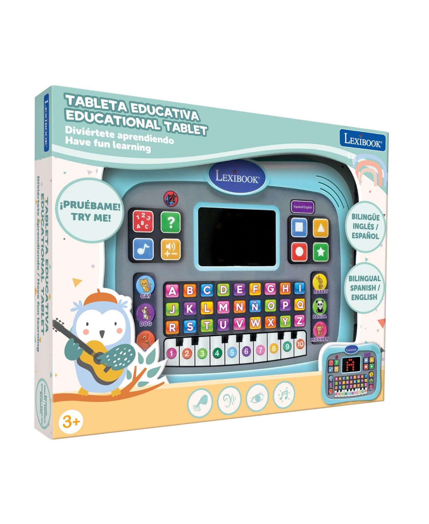 Детская игрушка Lexibook Bilingual Tablet English/Spanish Alphabet, Numbers and Animals Educational Tablet, от 3 лет, цвет: Синий — фото 7