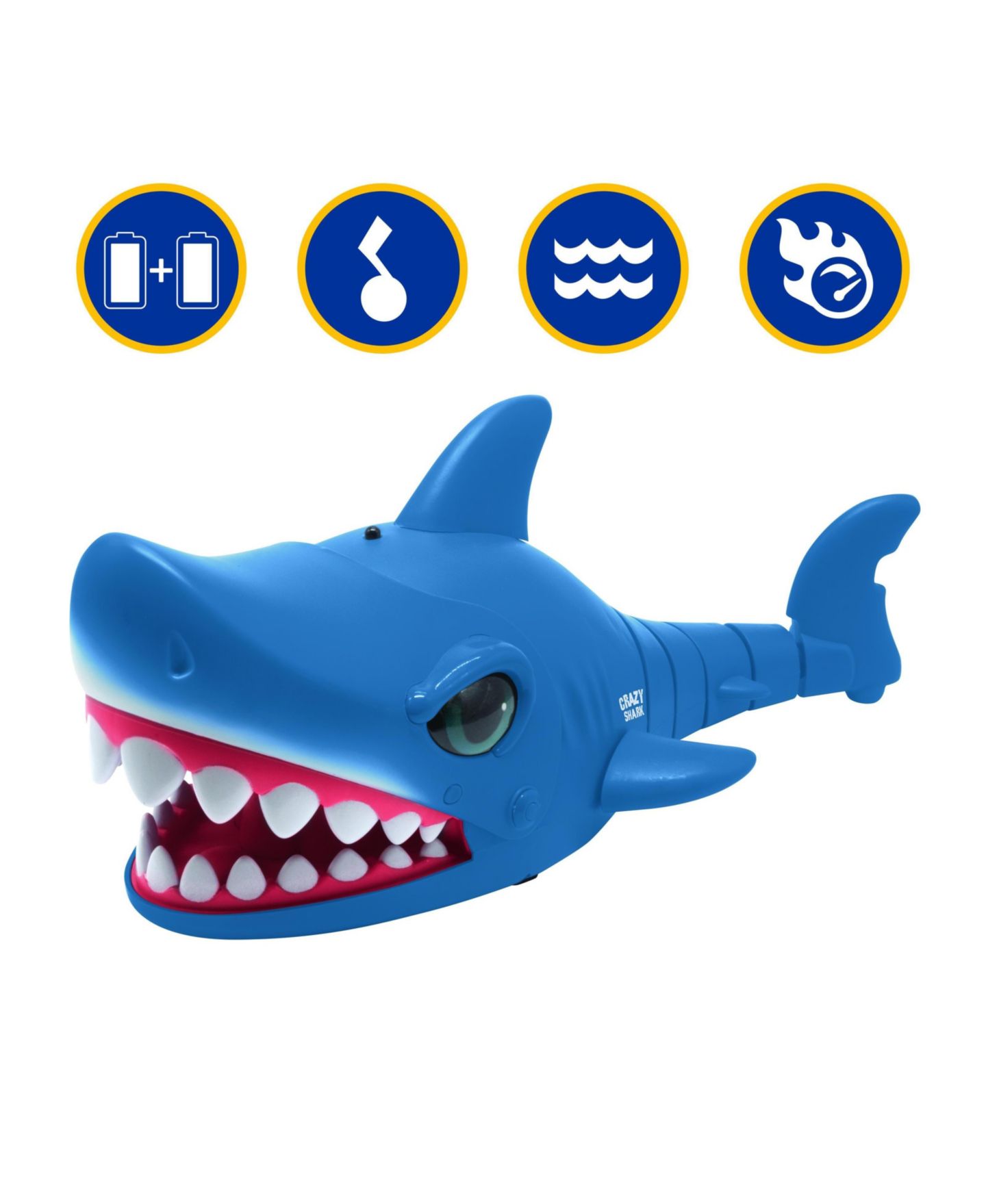Детская игрушка Lexibook Crazy Shark Remote Control Shark With Automatic Hunt and Dance Modes — фото 2