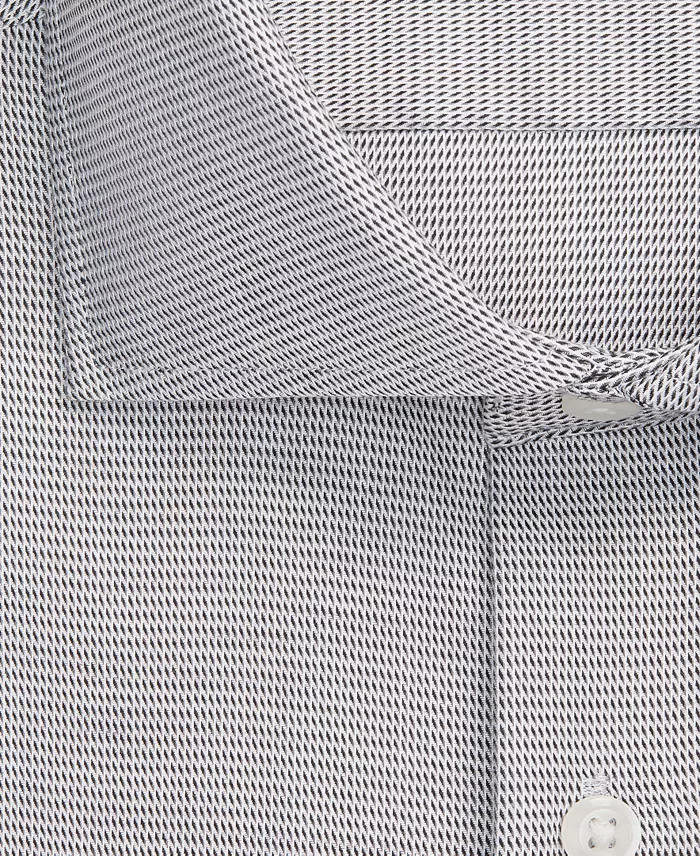 Men's Luxe Touch Micro Check Dress Shirt - thumbnail 7