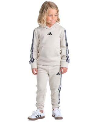 Boys' 2T-7 Camo-Print Hooded Kangaroo-Pocket Pullover and Joggers, 2-Piece Set