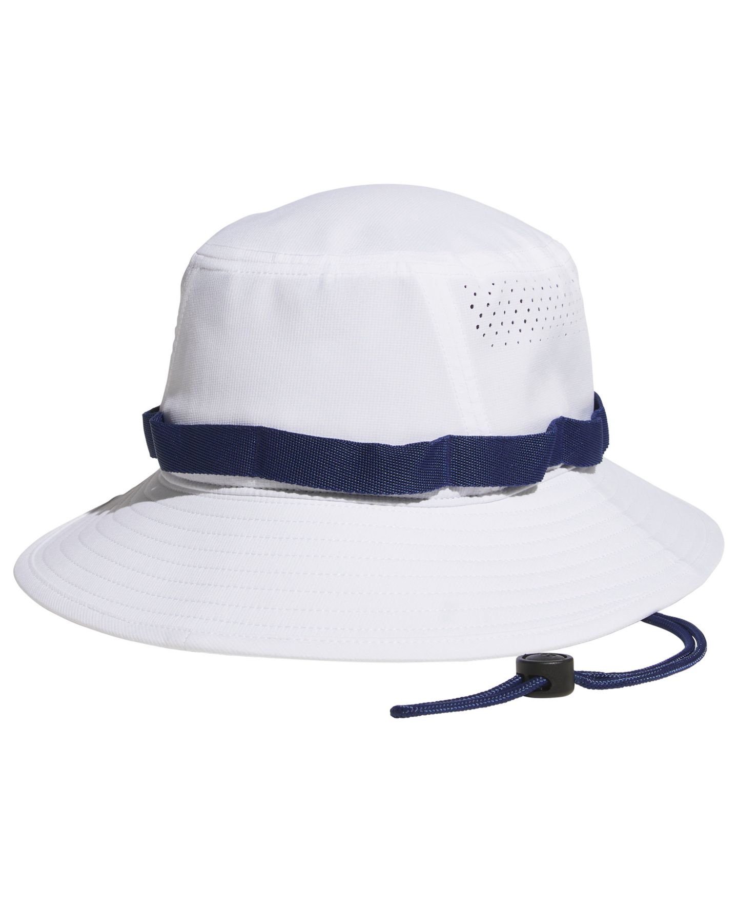 Мужская панама adidas Adjustable-Drawstring Wide-Brim Victory 5 Bucket Hat, цвет: Белый — фото 2