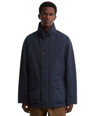 Men's Modern Bedale Waterproof Lightweight Stowaway-Hood Jacket
