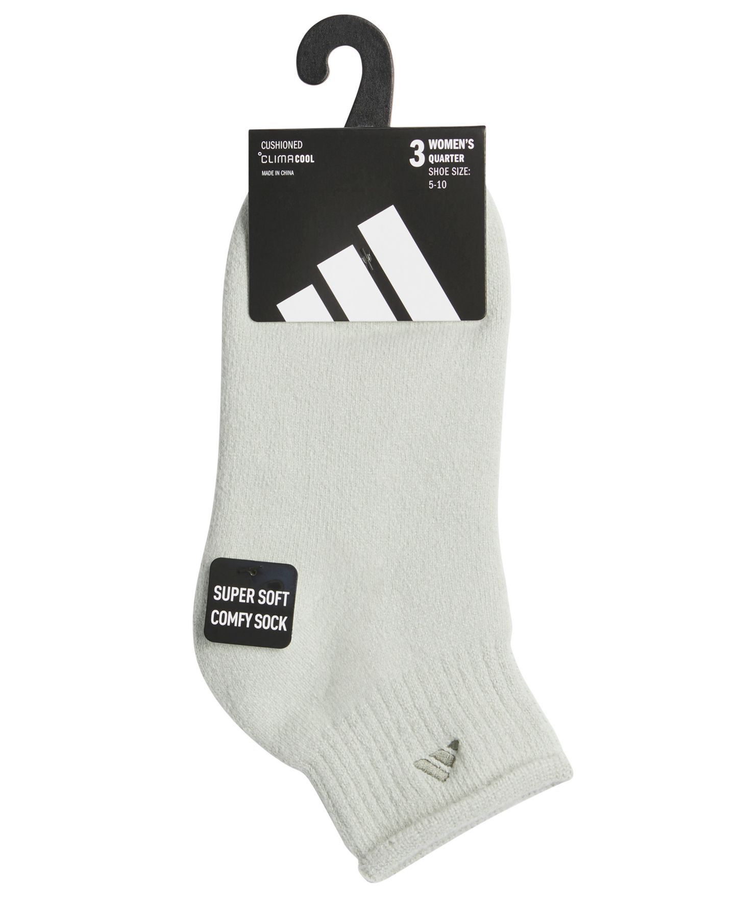 Носки Comfort, укороченные, 3 шт. — adidas, цвет: Светлый зелёный — фото 5