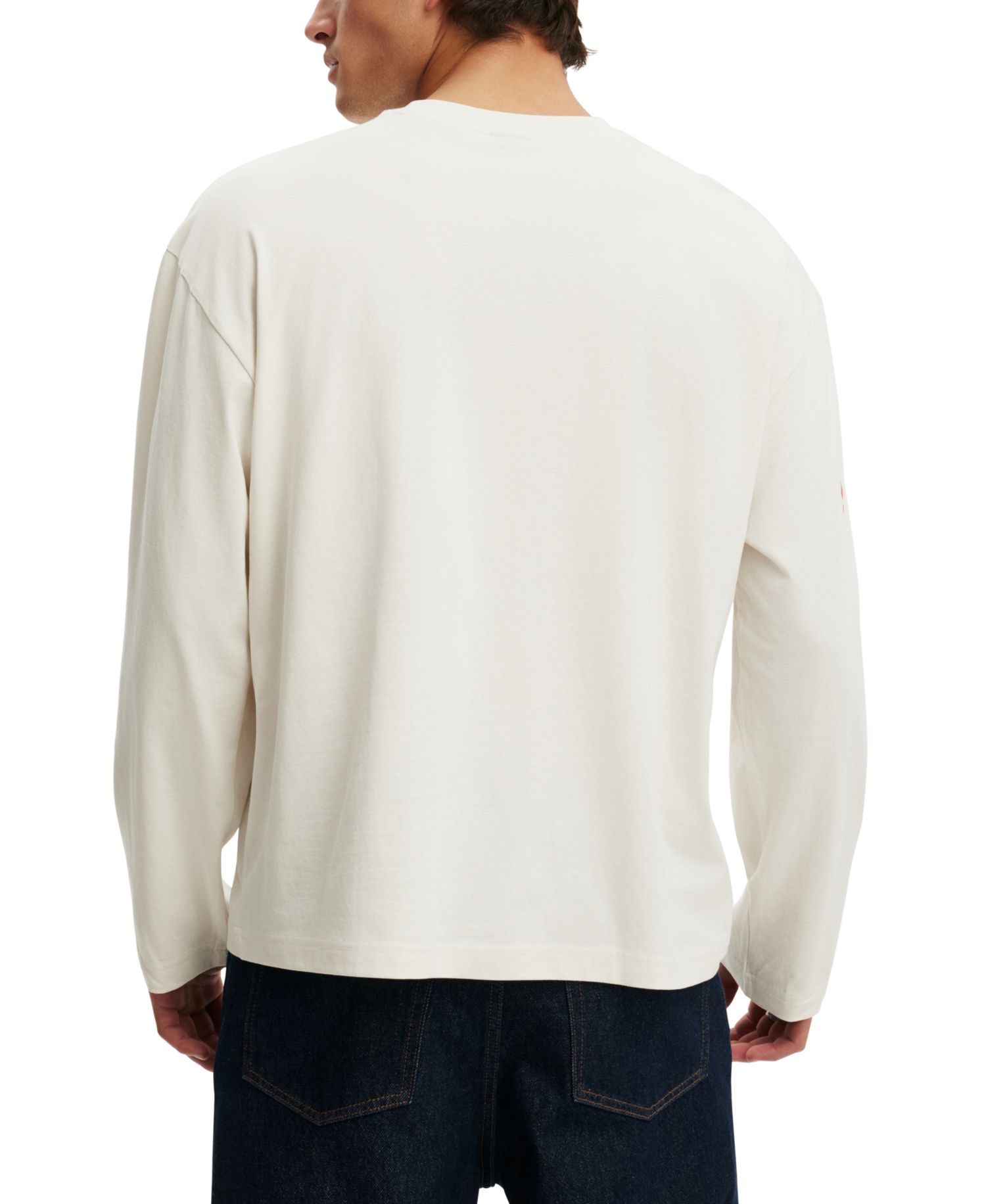Men's Regular Fit Graphic Long Sleeve T-Shirt