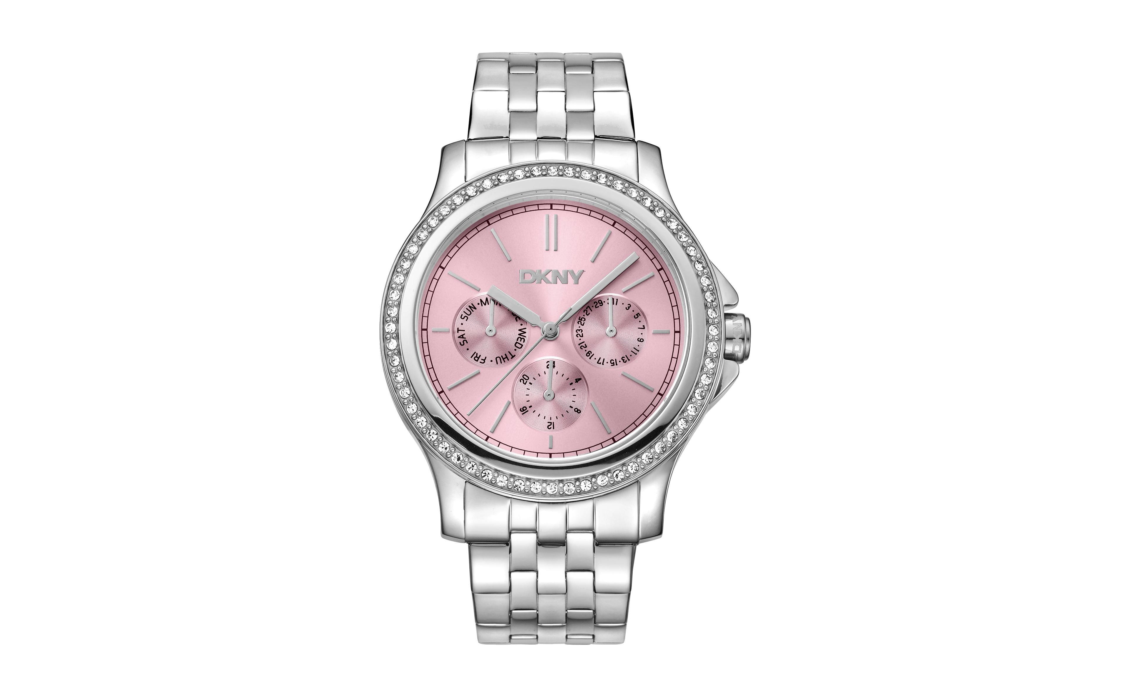 Dkny Women's Evening Quartz Stainless Steel Bracelet Watch, 40mm