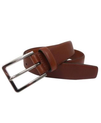 Made in Italy Top-Grain Leather Embossed Belt