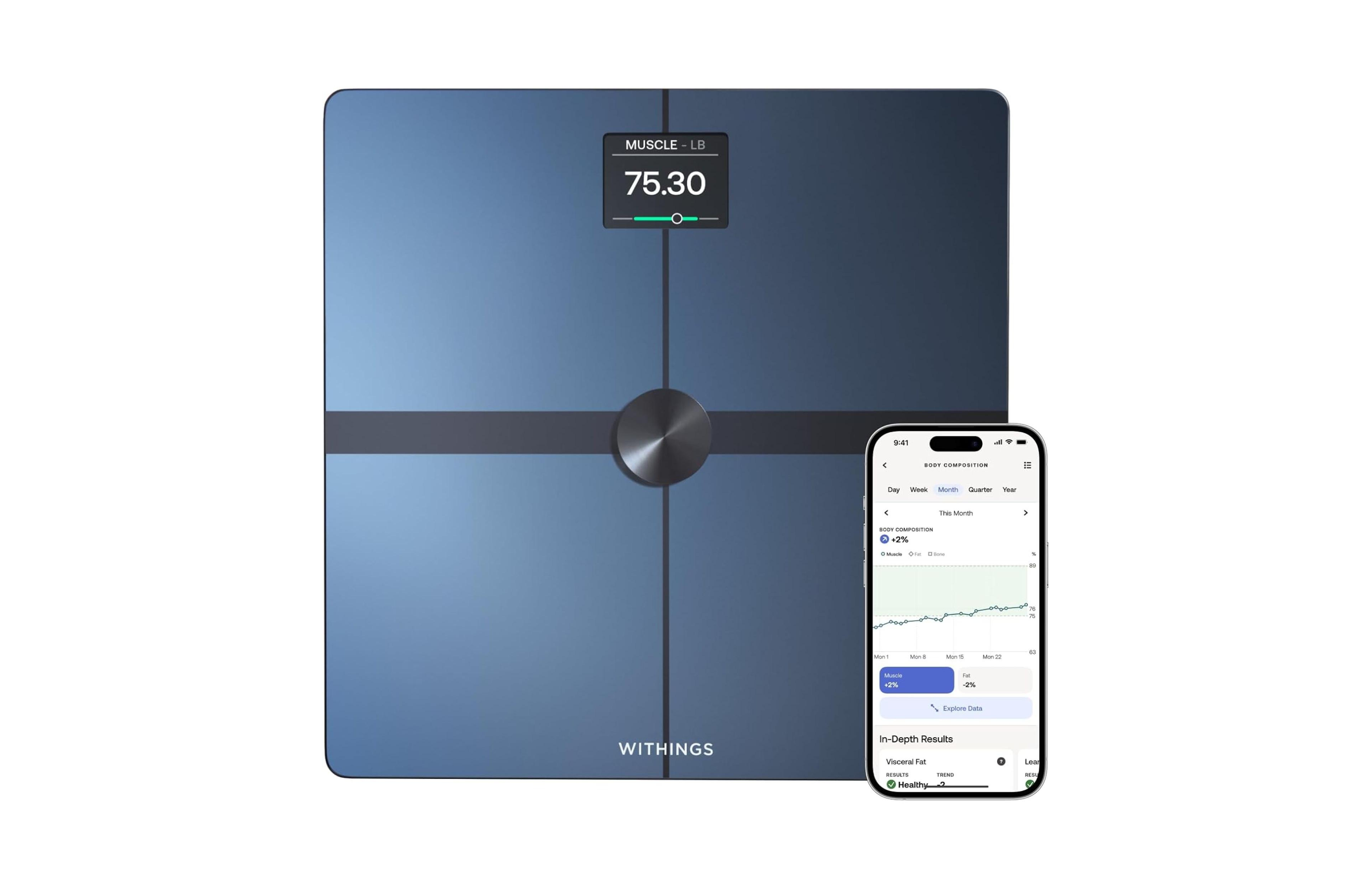 Withings Body Smart Body Composition Heart Rate Scale