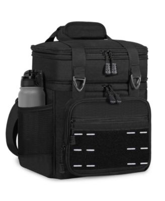 25L Expandable Lunch Box Men 2 Layer Cooler Bag Camping Outdoor Picnics