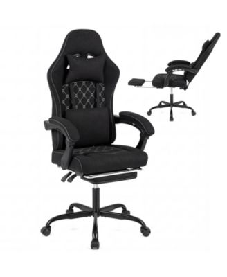 Gaming Chair Height Adjustable Computer Chair with Headrest Video Game Chair