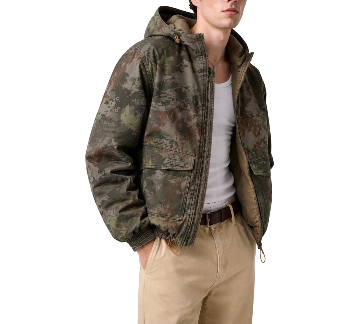 Guess Men's Reinhold Athletic-Fit Hooded Jacket