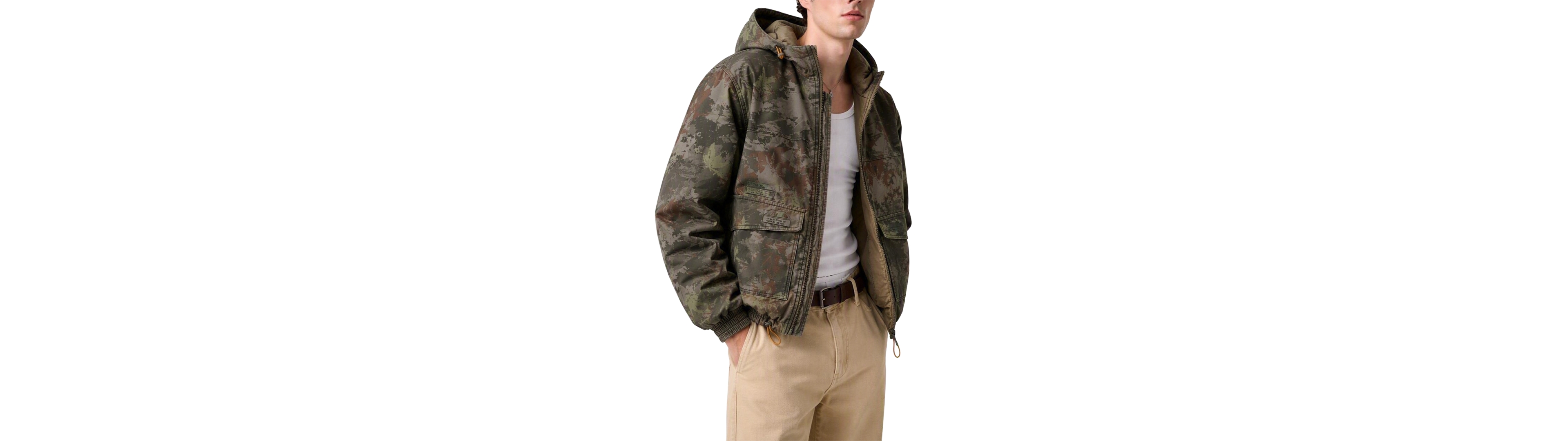 Guess Men's Reinhold Athletic-Fit Hooded Jacket