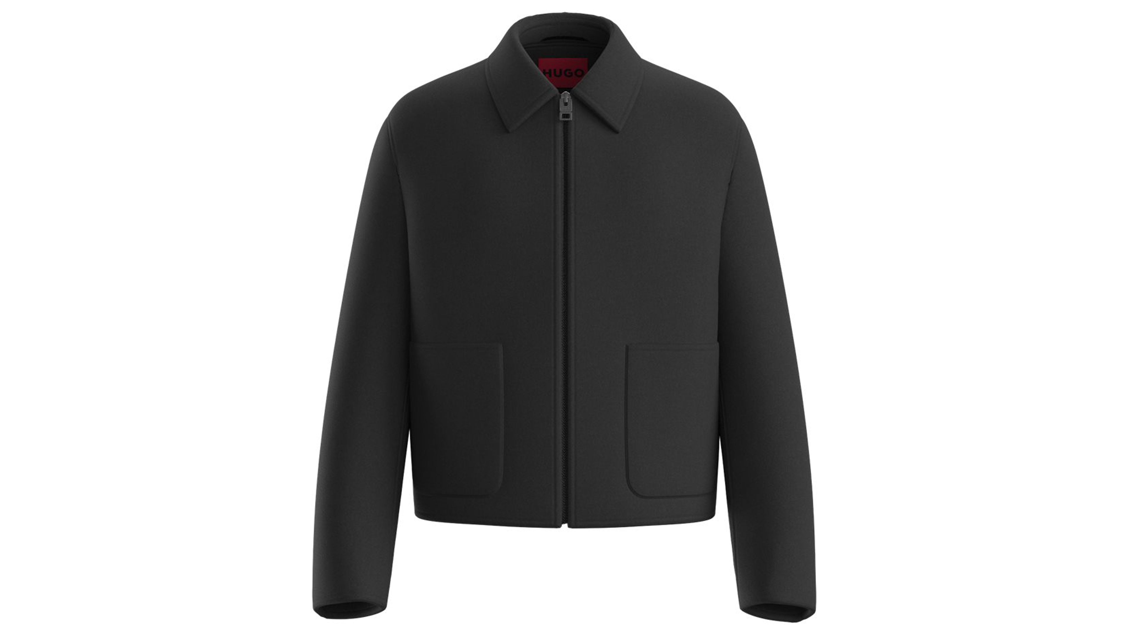 Hugo Boss Men's Berys2641 Regular-Fit Wool-Blend Short Jacket