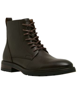 Men's Mmetty Combat Round Toe Faux Leather Boots