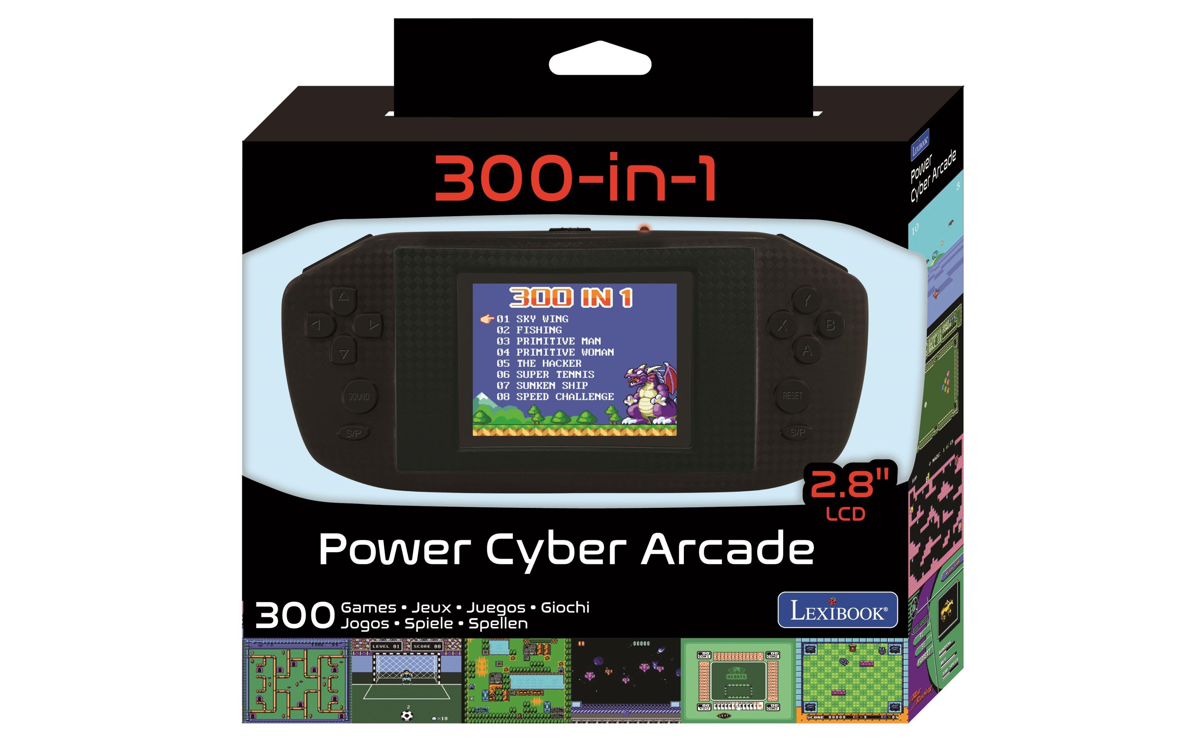 Lexibook 300 Games Portable Game Console Power Cyber Arcade