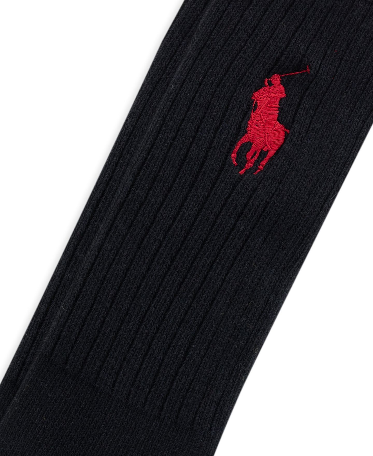 Носки Pony для мужчин, вышивка, средней высоты — Polo Ralph Lauren, цвет: Чёрный — фото 3