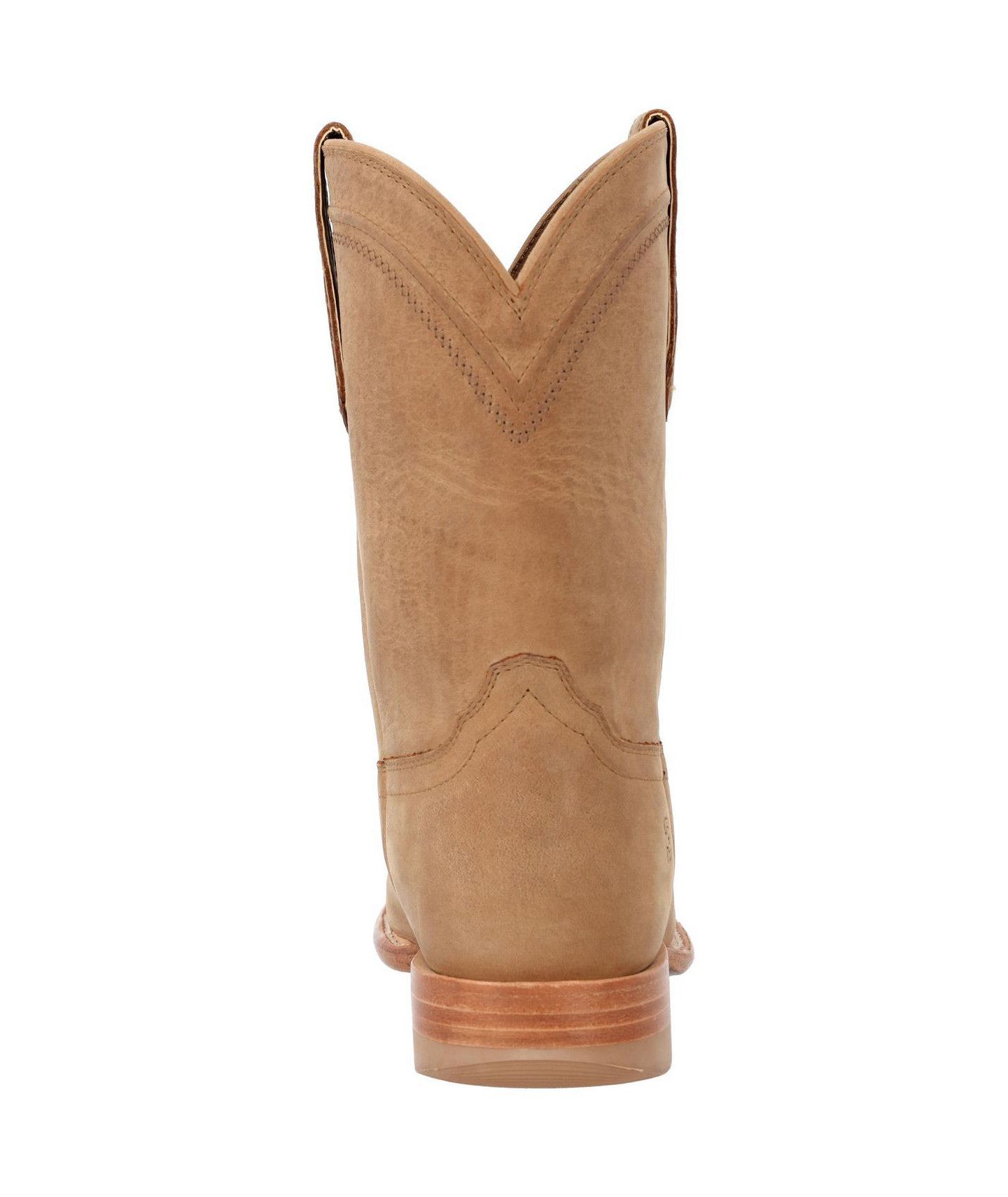 Мужские ботинки Durango Santa Fe Full-Grain Leather Mid Calf Round Toe Roper, цвет: Песочный дюнный — фото 5