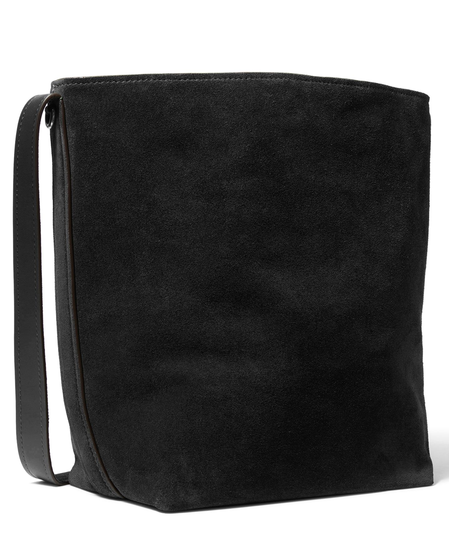 Женская сумка Michael Kors Nolita Large Bucket Shoulder Bag with Chain, цвет: Чёрный — фото 2