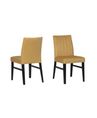 Wendell Contemporary Upholstered Dining Chairs, Set of 2