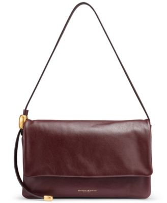 Velvet Flap Shoulder Handbag