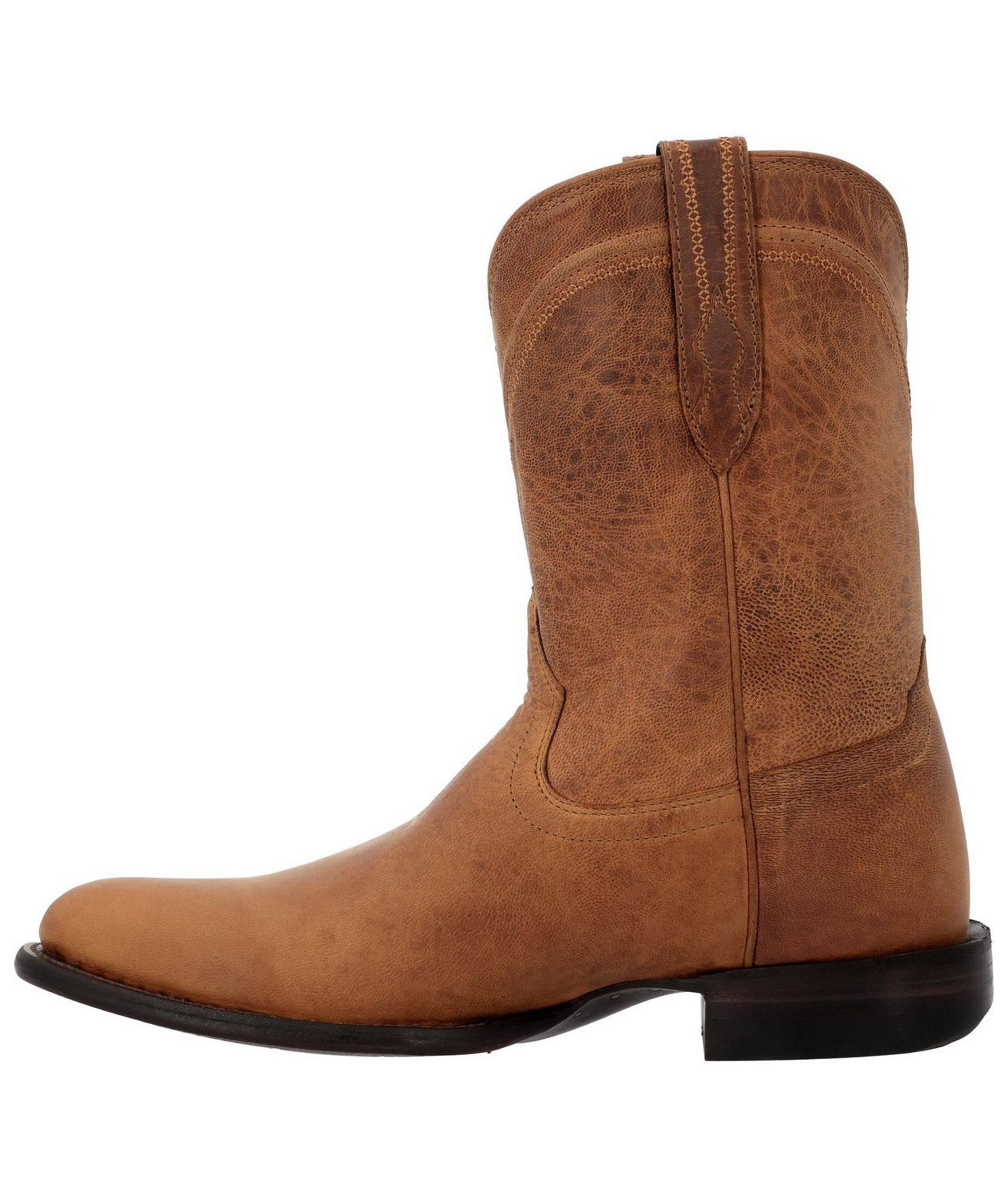 Мужские ботинки Durango Santa Fe Full-Grain Leather Mid-Calf Round Toe, цвет: Виски рыжевато-коричневый — фото 6