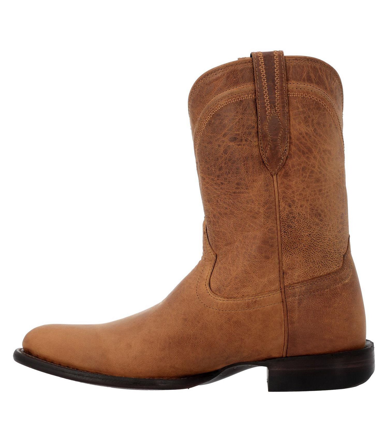 Men's Santa Fe Full-Grain Leather Mid-Calf Round Toe Boots