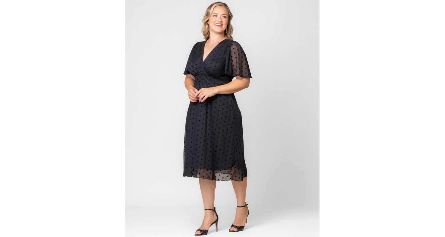 Plus Size Margot Mesh Cocktail Dress
