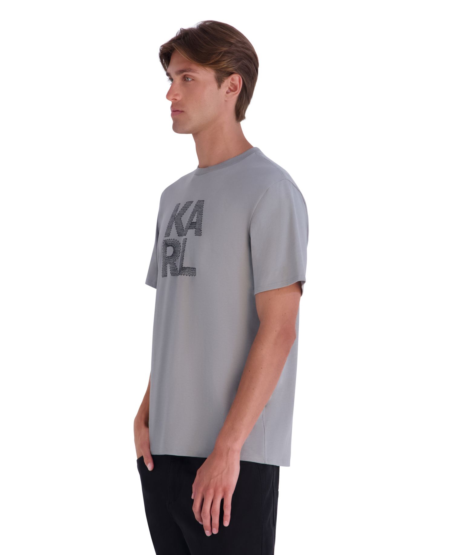 Men's Faux Embroidered Graphic T-Shirt