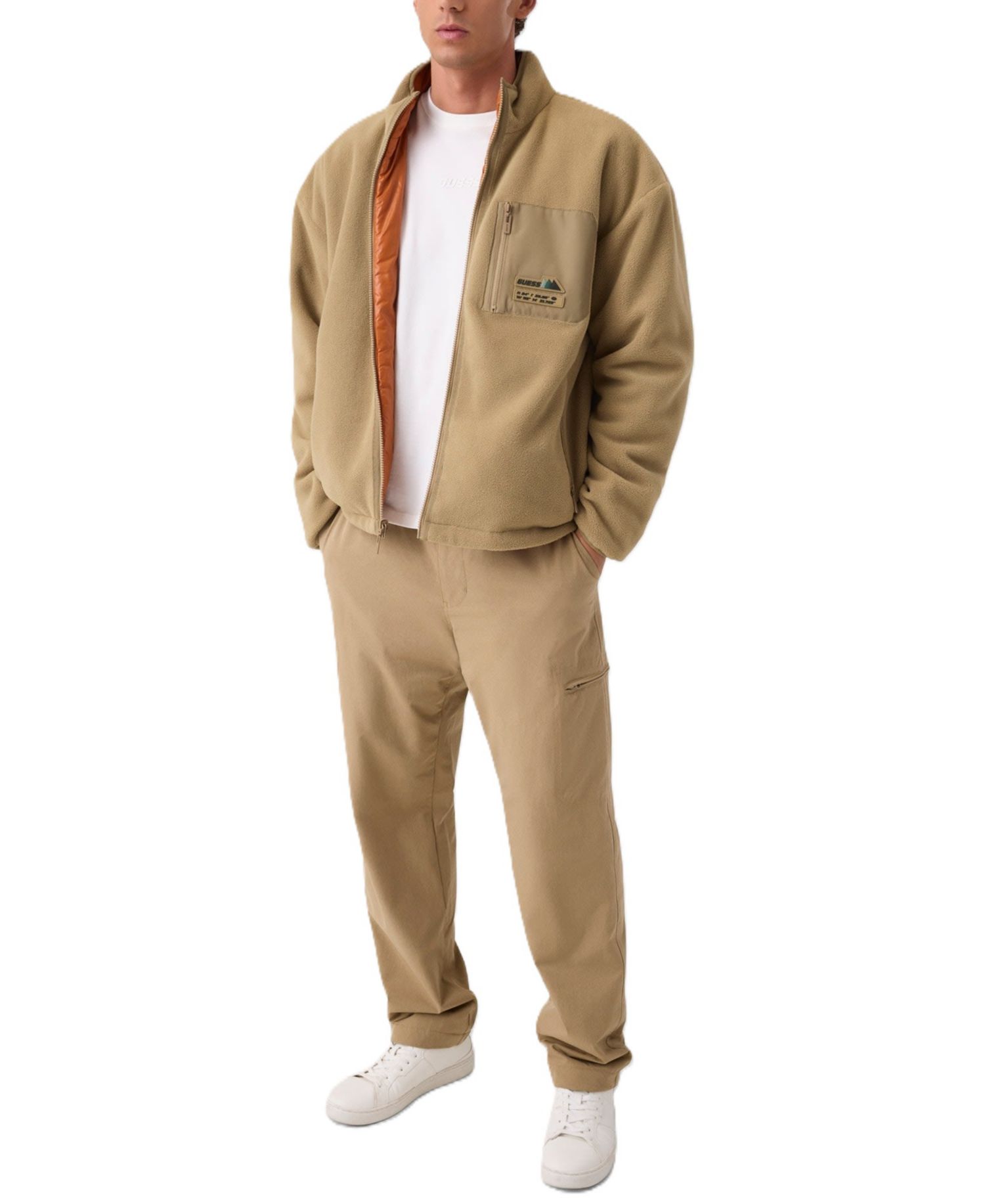 Men's Nirmal Reversible Fleece Athletic-Fit Jacket
