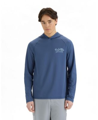 Men's Ocean Kin 2.0 Long Sleeve Graphic Perforated Hoodie