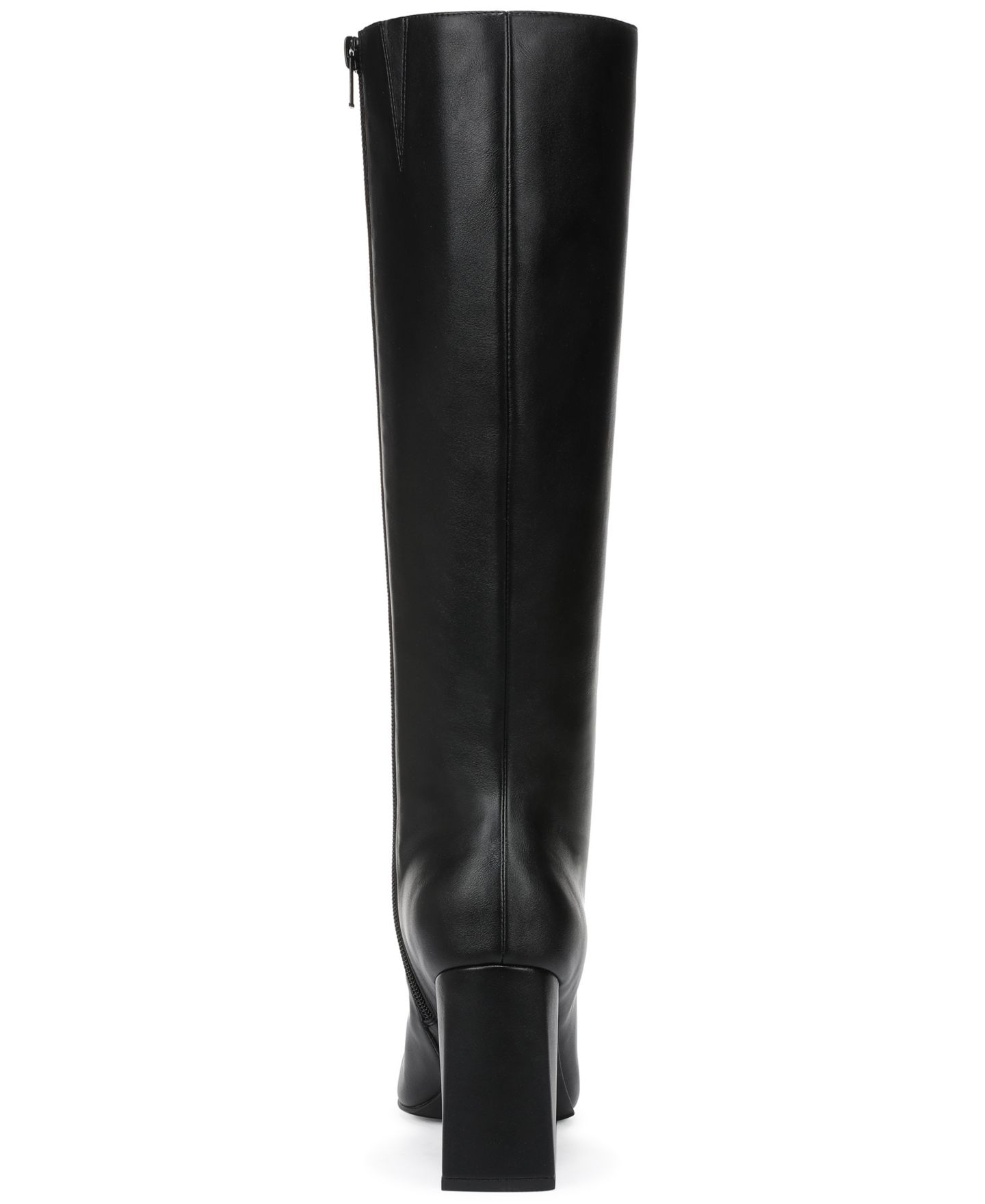 Женские ботинки Wild Pair Chantaal Knee-High Pointed Toe Dress Boots, Extra Wide-Calf, цвет: Чёрный — фото 3