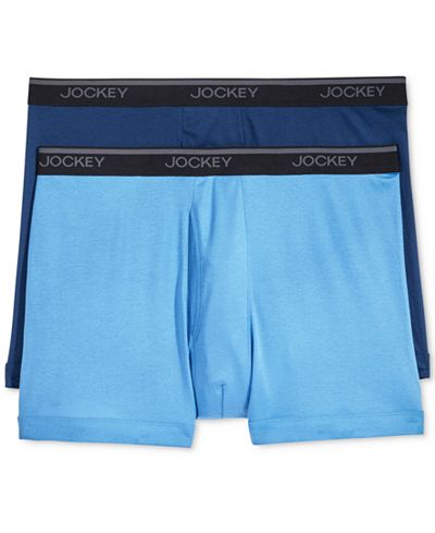Jockey Men's Big & Tall StayCool Boxer Briefs, 2-pk.