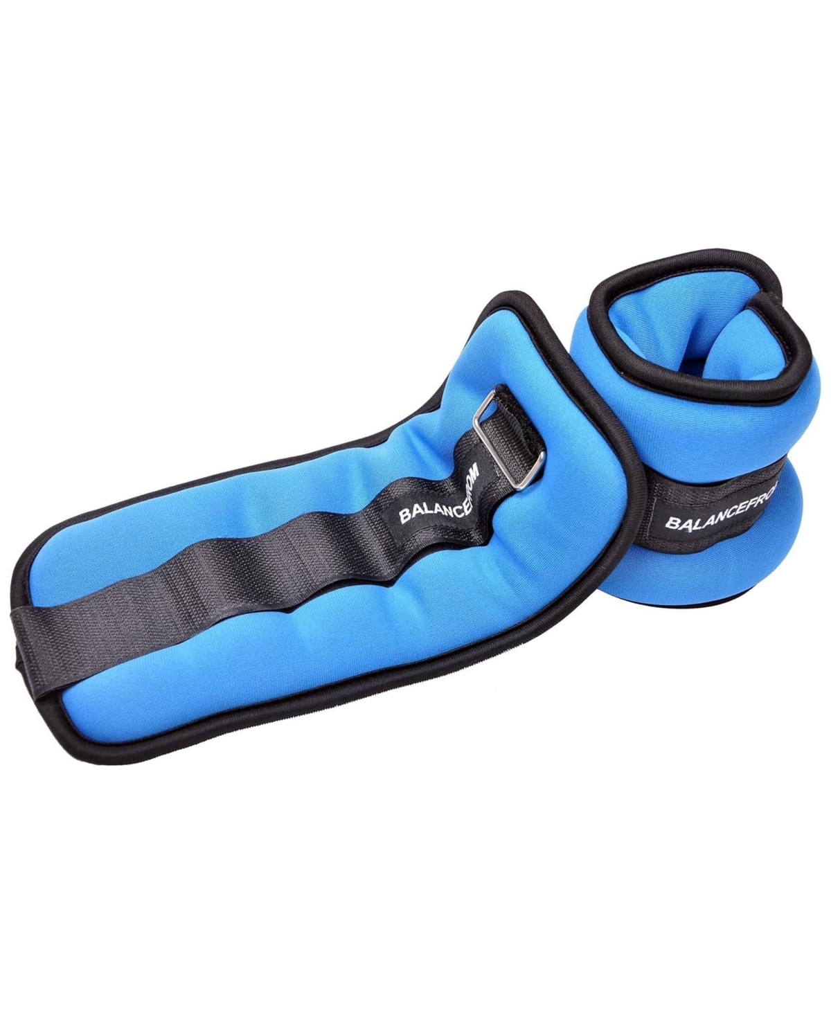 BalanceFrom Fitness Fully Adjustable Ankle, Wrist, Arm or Leg Weights, 4-lb Pair