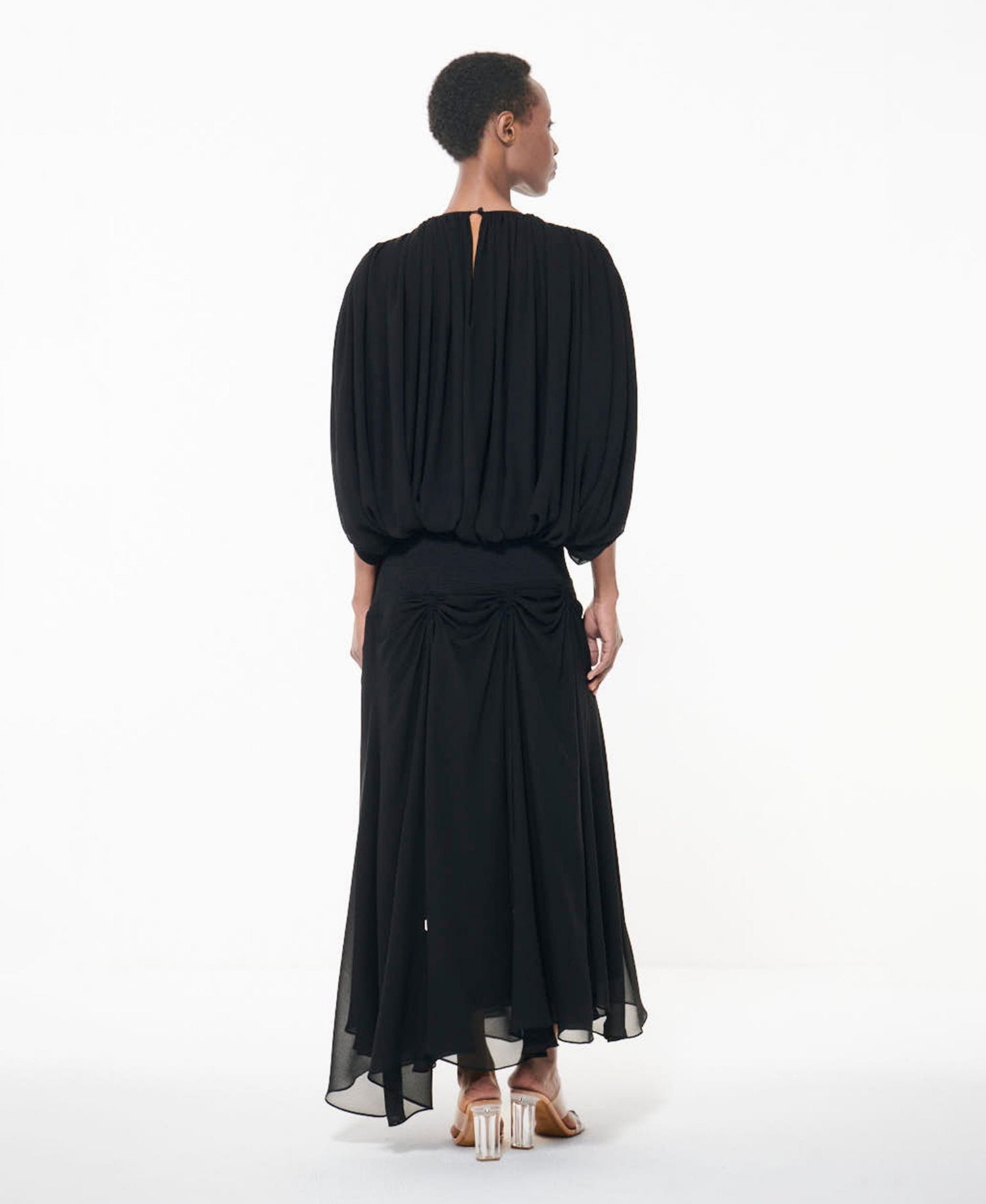 Women's Smocked Waist Skirt