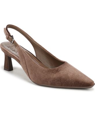 Women's Tansy Slingback Snip-Toe Flared Pumps