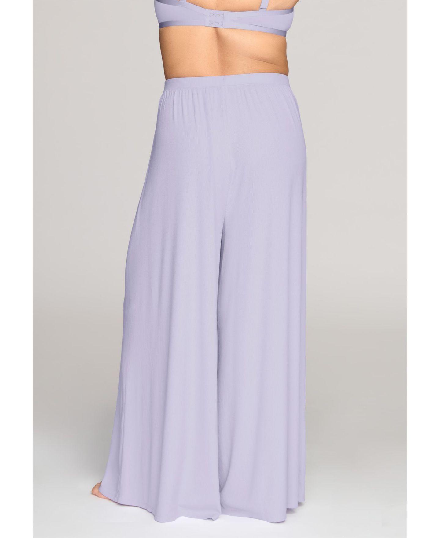 Женские брюки CUUP The Lounge Pant - Modal Silk Rib, цвет: Сиреневый — фото 4