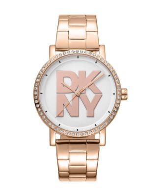 Women's Quartz Logo Soho IP Rose Stainless Steel Bracelet Watch, 36 mm