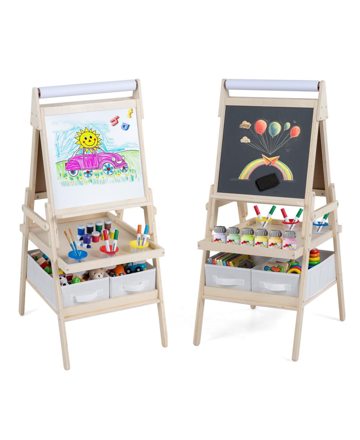 Ages 3+ Double-Sided Magnetic Easel