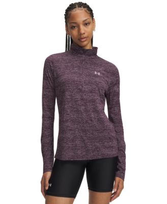 Women's Twist Tech Quarter-Zip Logo Top